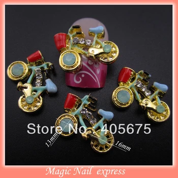 MNS61 2014 New design glitter nail decoration bike 3d metal nail art charms DIY nail accessories 10pcs
MNS61 2014 New design glitter nail decoration bike 3d metal nail art charms DIY nail accessories 10pcs