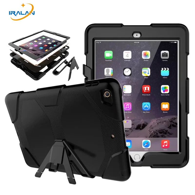 New Shockproof Rugged Armor Heavy Duty case For Apple New iPad 2018 9.7a1893 2017 A1822 Tablet Soft Silicone+PC Cover+ film+pen
New Shockproof Rugged Armor Heavy Duty case For Apple New iPad 2018 9.7a1893 2017 A1822 Tablet Soft Silicone+PC Cover+ film+pen