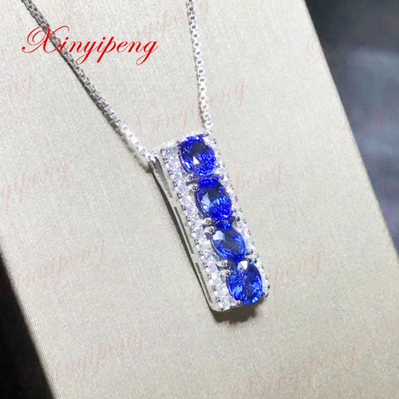 Кулон Xin yi из серебра 925 пробы с натуральным сапфиром, женский кулон, Подарок на годовщину
Кулон Xin yi из серебра 925 пробы с натуральным сапфиром, женский кулон, Подарок на годовщину