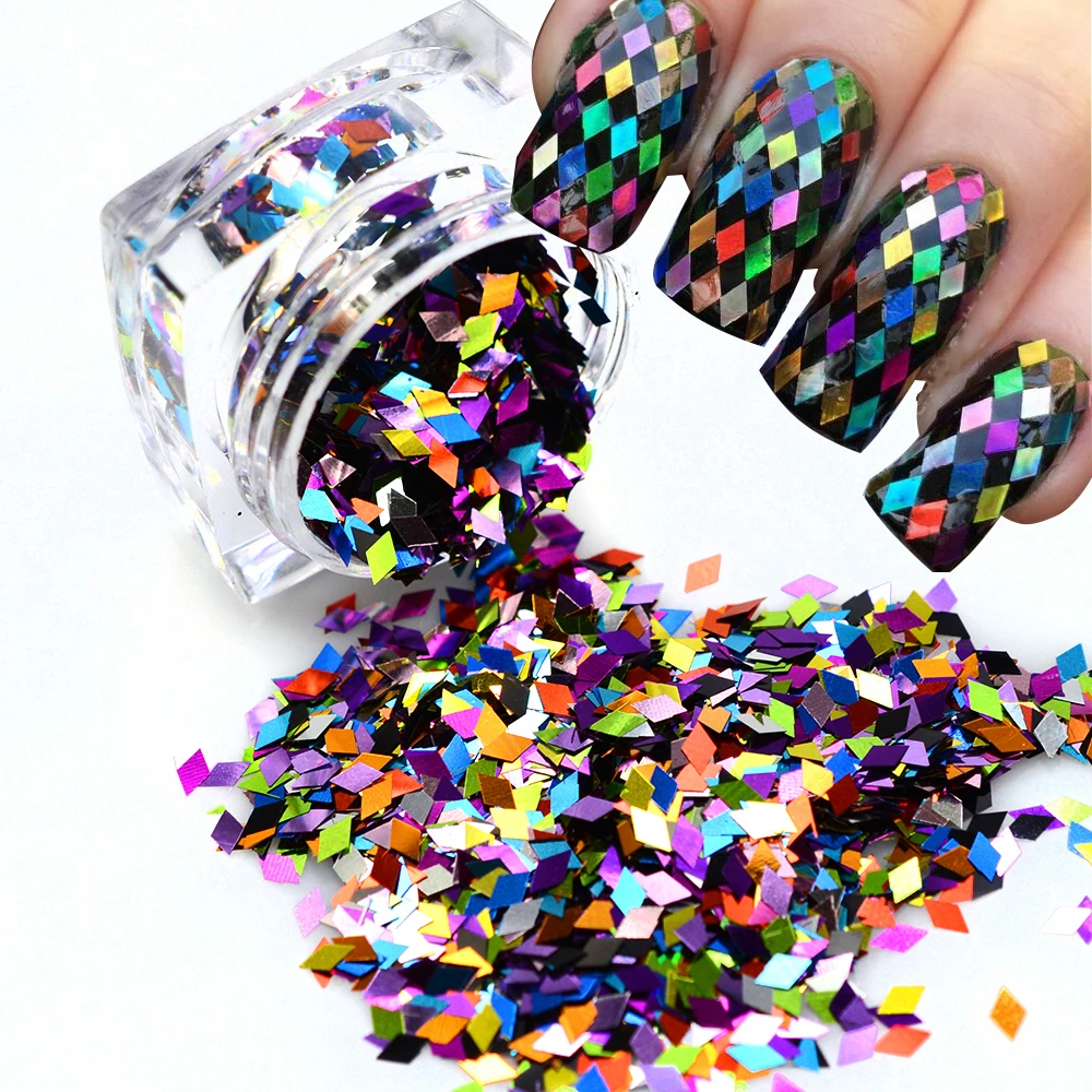 1 Bottle Colorful Rhombus Paillette Glitter Nails 3D Slice Powder Set DIY Design Nail Art Sequins Decoration Accessories JIND296
1 Bottle Colorful Rhombus Paillette Glitter Nails 3D Slice Powder Set DIY Design Nail Art Sequins Decoration Accessories JIND296