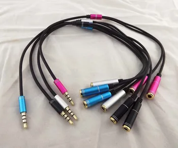 10pcs Red/Black/Blue/White 3.5mm Stereo 1 to 2 Dual Y Splitter Audio Cable Adapter Earphone Headphone Jack 37cm
10pcs Red/Black/Blue/White 3.5mm Stereo 1 to 2 Dual Y Splitter Audio Cable Adapter Earphone Headphone Jack 37cm