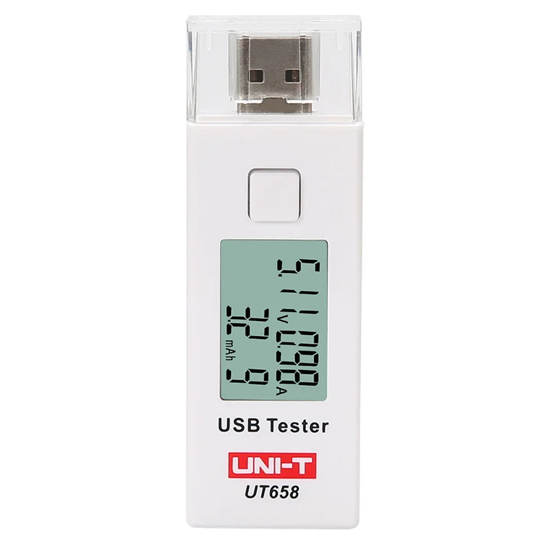UNI-T UT658 UT658B Digital USB Testers Voltmeter Ammeter U Disk Doctor Charger LCD Voltage Monitor Current Meter Capacity
UNI-T UT658 UT658B Digital USB Testers Voltmeter Ammeter U Disk Doctor Charger LCD Voltage Monitor Current Meter Capacity