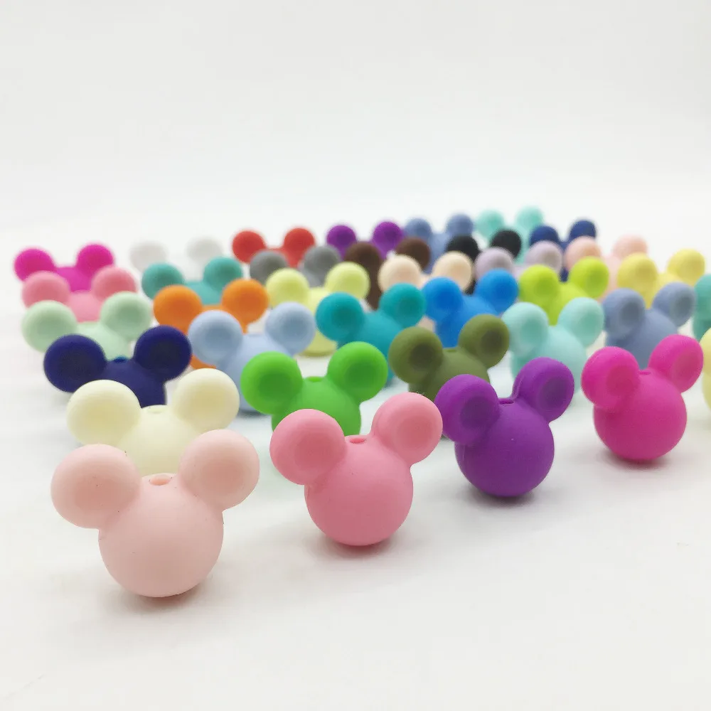 20pcs/lot 24mm BPA Free Loose Silicone Mickey Beads Food Grade Teething Beads For DIY Silicone Baby Pacifier Teether Necklaces
20pcs/lot 24mm BPA Free Loose Silicone Mickey Beads Food Grade Teething Beads For DIY Silicone Baby Pacifier Teether Necklaces