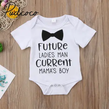 Gentleman Newborn Baby Boy Bodysuit Letters Tie Print Jumpsuit Kids Clothes Summer Sunsuit 0-18 Months
Gentleman Newborn Baby Boy Bodysuit Letters Tie Print Jumpsuit Kids Clothes Summer Sunsuit 0-18 Months