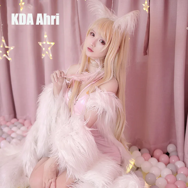 Anime! Hot Game LOL KDA Ahri the Nine-Tailed Fox Illustration Magazine Style Sexy Dress Cosplay Costume Free Shipping
Anime! Hot Game LOL KDA Ahri the Nine-Tailed Fox Illustration Magazine Style Sexy Dress Cosplay Costume Free Shipping