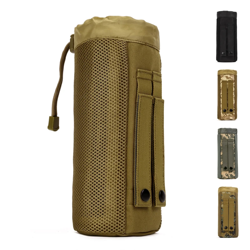 New 1000D Durable Nylon Men Water Bottle Waist Bag Travel Military Molle Hip Bum Male Vintage Fanny Belt Pack Small Kettle Bags
New 1000D Durable Nylon Men Water Bottle Waist Bag Travel Military Molle Hip Bum Male Vintage Fanny Belt Pack Small Kettle Bags