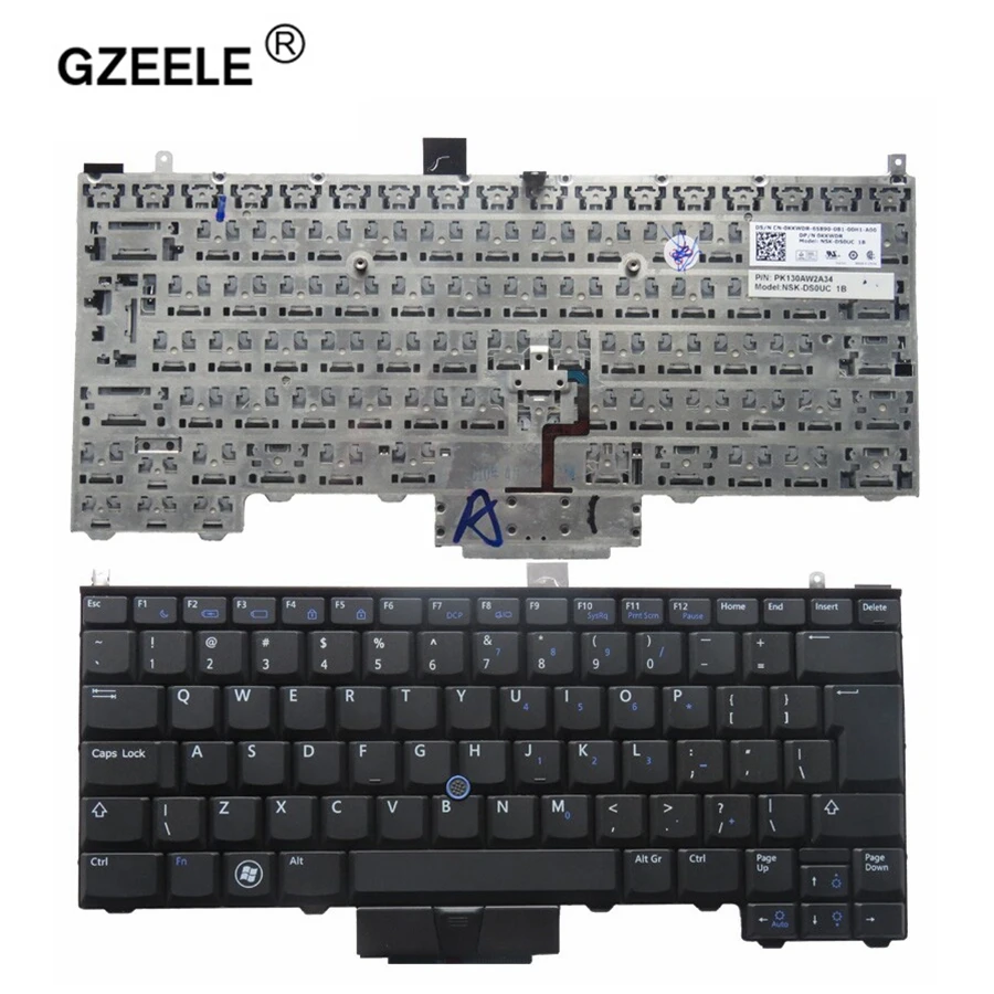 GZEELE New English keyboard For DELL Latitude E4310 BLACK (With Point stick) laptop keyboard UI no backlight
GZEELE New English keyboard For DELL Latitude E4310 BLACK (With Point stick) laptop keyboard UI no backlight