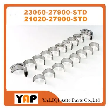 D4EA STD Main Bearing Connecting Rod Bearing FOR FITHYUNDAI ELANTRA TRAJET SANTA Sportage I30 2.0CRDi TURBO DIESEL 23060-27900
D4EA STD Main Bearing Connecting Rod Bearing FOR FITHYUNDAI ELANTRA TRAJET SANTA Sportage I30 2.0CRDi TURBO DIESEL 23060-27900