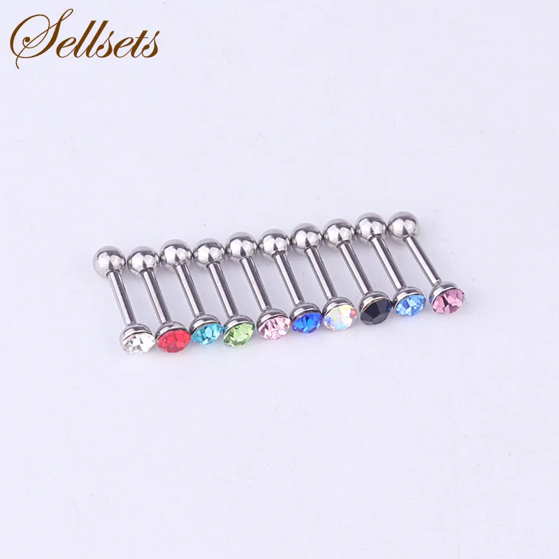 Sellsets 10pcs Multicolor Crystal Rhinestone Ear Studs Tragus Piercing Helix Cartilage Earrings Surgical Steel Body Jewelry
Sellsets 10pcs Multicolor Crystal Rhinestone Ear Studs Tragus Piercing Helix Cartilage Earrings Surgical Steel Body Jewelry