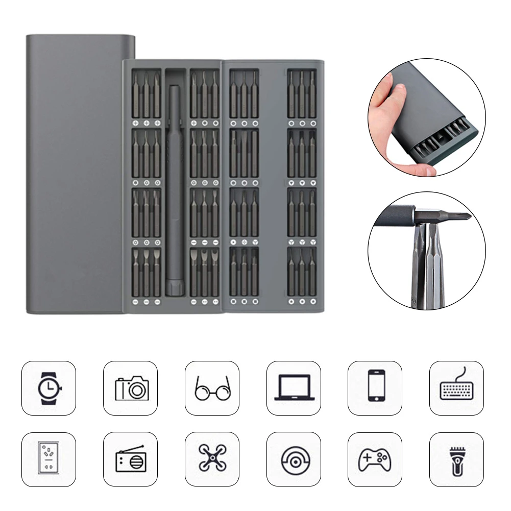 48 in 1 Daily Use Screwdriver Kit Precision Magnetic Bits Screwdrivers Torx Multifunctional Opening Repair Tool Phone Tablet B4
48 in 1 Daily Use Screwdriver Kit Precision Magnetic Bits Screwdrivers Torx Multifunctional Opening Repair Tool Phone Tablet B4