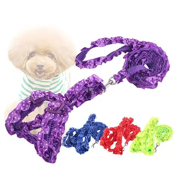 Adjustable Puppy Walking Collars Lead Cute Lace Female Pet Dog Leash Harness Set Pet Traction Rope for Chihuahua Dogs
Adjustable Puppy Walking Collars Lead Cute Lace Female Pet Dog Leash Harness Set Pet Traction Rope for Chihuahua Dogs