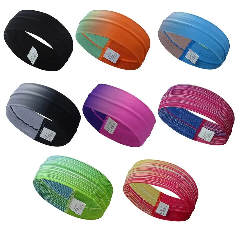 Unisex Workout Headband Printing Gradient Colored Yoga Sweat Wicking Hair Band Sports Fitness Running Elastic Non-Slip Turban
Unisex Workout Headband Printing Gradient Colored Yoga Sweat Wicking Hair Band Sports Fitness Running Elastic Non-Slip Turban