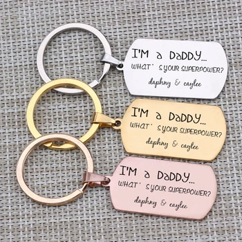 Private Customized Name Key Chain Daddy Birthday Father's Day Keyring Gift Men Fashion Pendant Accessories Family Love Key Fob
Private Customized Name Key Chain Daddy Birthday Father's Day Keyring Gift Men Fashion Pendant Accessories Family Love Key Fob