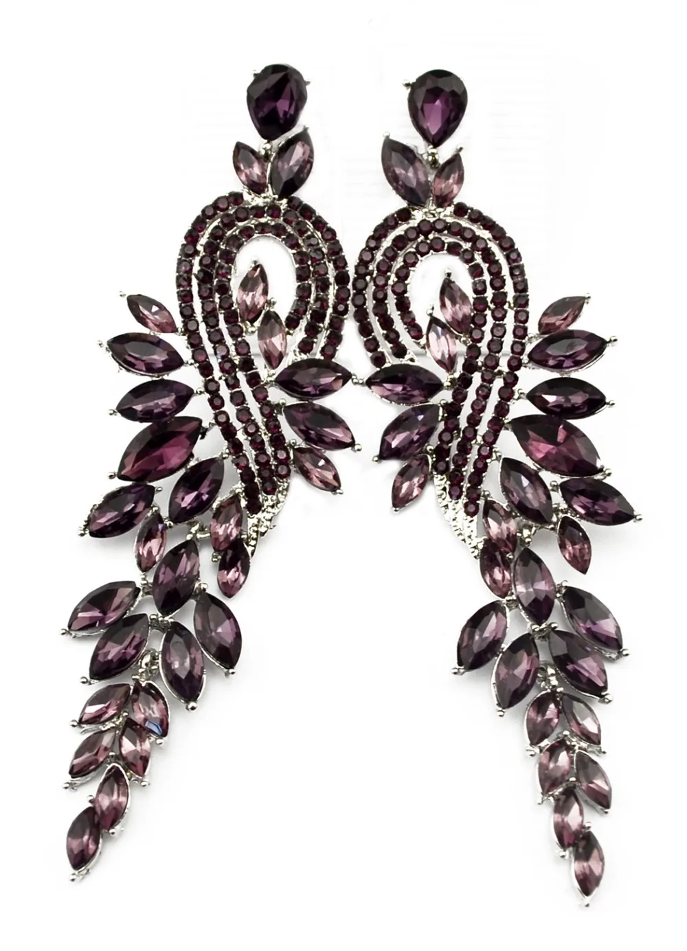 HOT Sale 4 Colors New Fashion Silver Drop Earring Crystal Leaf Long Earrings For Women Bridal Wedding Accessories Vintage
HOT Sale 4 Colors New Fashion Silver Drop Earring Crystal Leaf Long Earrings For Women Bridal Wedding Accessories Vintage