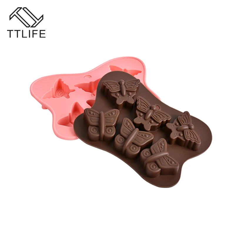 TTLIFE Butterfly-Shaped Ice Cubes Cookie Mold Silicone Chocolate Foundant Busicuits Mould Dessert Gadgets Random Color
TTLIFE Butterfly-Shaped Ice Cubes Cookie Mold Silicone Chocolate Foundant Busicuits Mould Dessert Gadgets Random Color