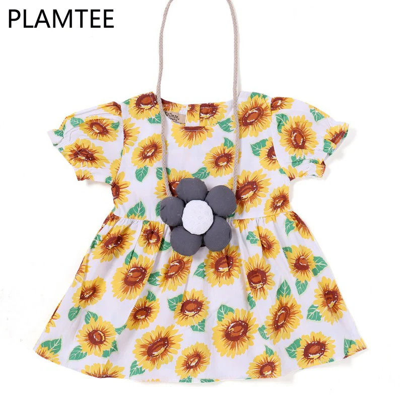 PLAMTEE New Summer Floral Printing Short Sleeve Baby Girls Dress Cotton Casual New Borns Baby Clothing Costume For Kids
PLAMTEE New Summer Floral Printing Short Sleeve Baby Girls Dress Cotton Casual New Borns Baby Clothing Costume For Kids