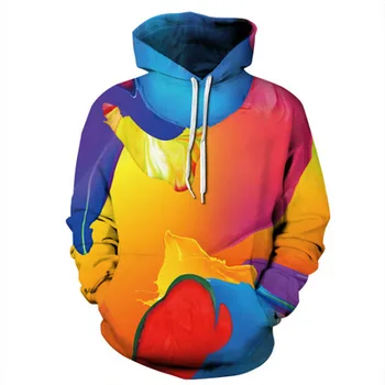 2019 Hoodies Men/women Sweatshirt Cap Hooded Hoodie Print Rainbow Pullover Tracksuits Tops Hip Hop harajuku
2019 Hoodies Men/women Sweatshirt Cap Hooded Hoodie Print Rainbow Pullover Tracksuits Tops Hip Hop harajuku