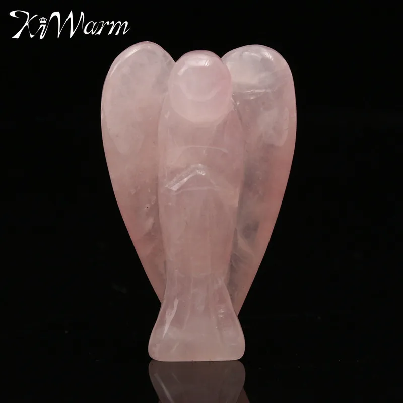 Elegant Angel Shape Natural Rose Quartz Crystal Healing Reiki Stone Pendant Mascot Figurine For Home Desk Decoration Gift
Elegant Angel Shape Natural Rose Quartz Crystal Healing Reiki Stone Pendant Mascot Figurine For Home Desk Decoration Gift