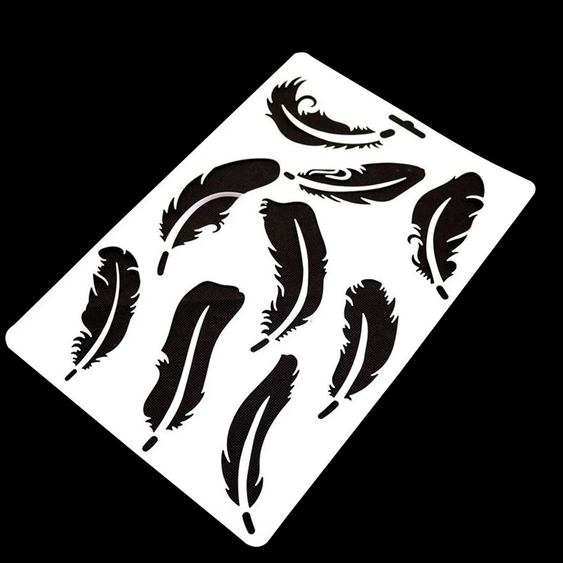 Children Learning Tools Drawing Template Feather Shaped Stencil Template Thin Plastic Plate Material Is Not Deformed Tile
Children Learning Tools Drawing Template Feather Shaped Stencil Template Thin Plastic Plate Material Is Not Deformed Tile