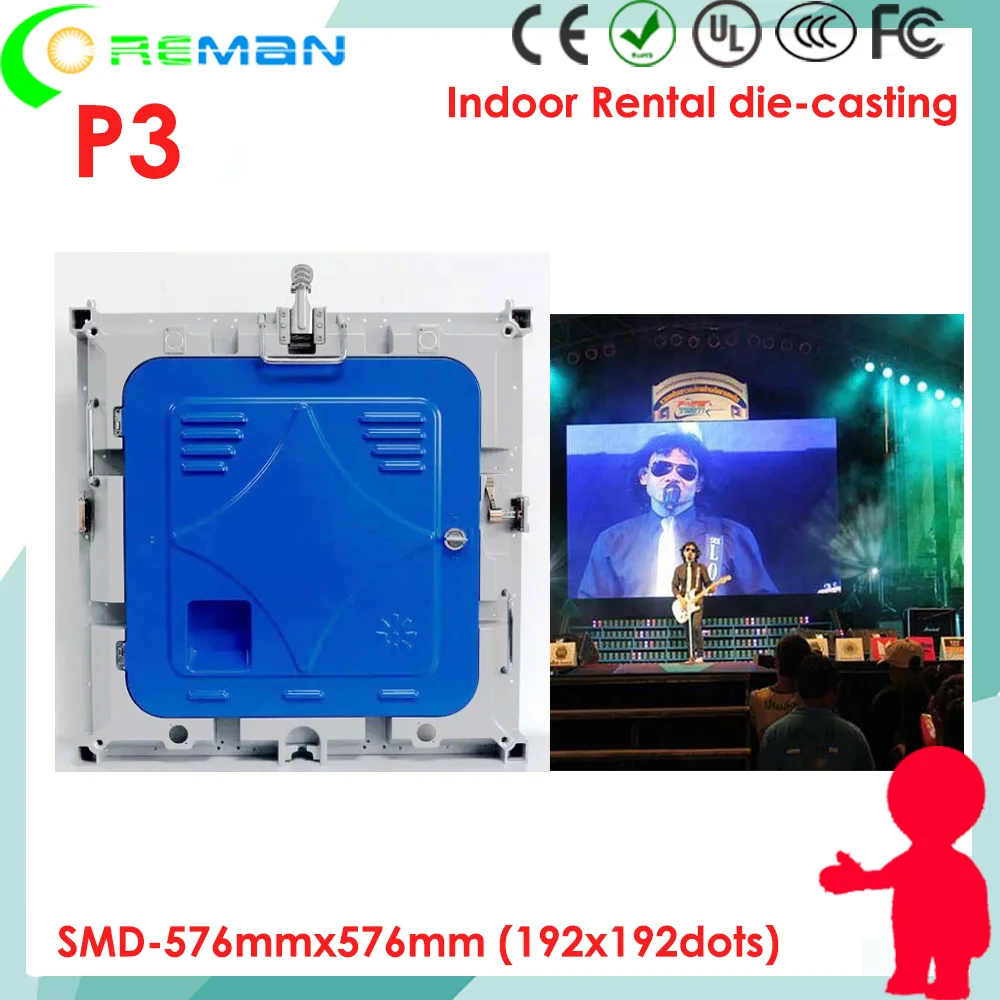 Фото Зеленый продукт RGB 3 мм светодиодный дисплей диод SMD помещении 220 В 110 230 Крытый LED