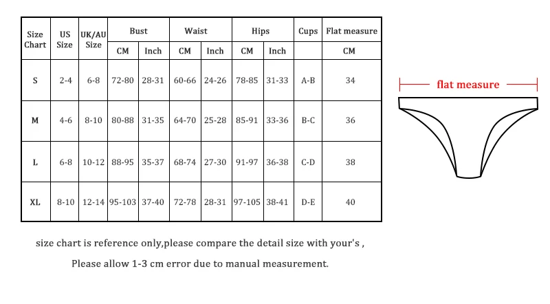 RUUHEE Brazilian Bikini Swimwear Women Swimsuit 2019 Micro Bikini Set Push Up Bathing Suit Beach Wear Maillot De Bain Femme 3