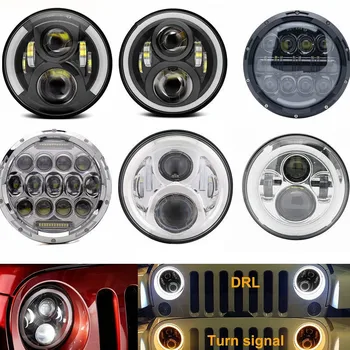 2 Pcs For Jeep JK Lada niva 4x4 Suzuki Samurai Car 7" LED DRL Headlights For VAZ 2101 7" Headlamps w Halo Ring Amber Turn Signal
2 Pcs For Jeep JK Lada niva 4x4 Suzuki Samurai Car 7" LED DRL Headlights For VAZ 2101 7" Headlamps w Halo Ring Amber Turn Signal
