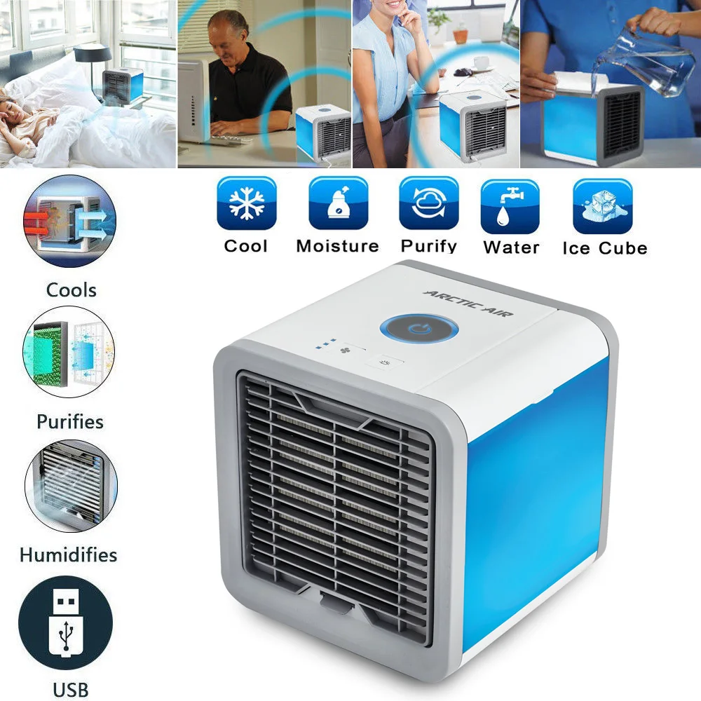 Person - Portable Air Cooler Fan, mini USB Air Conditioner Humidifier- Purifier For Home Office