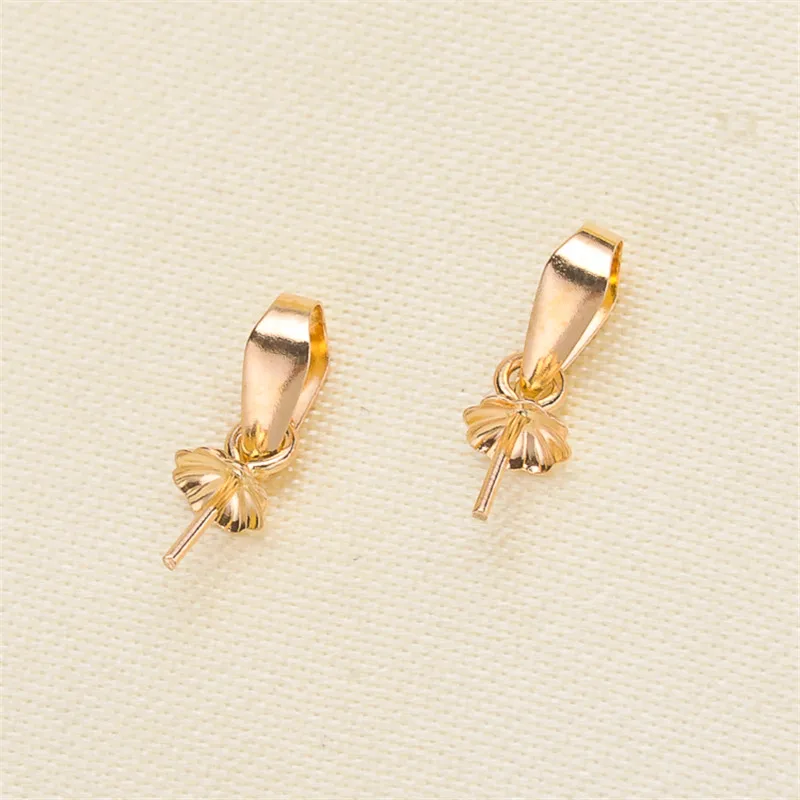 Solid 14k Yellow Gold pendant connector,cup and peg bead cap for necklace,earring,dangle sterling silver jewelry ,1 piece
Solid 14k Yellow Gold pendant connector,cup and peg bead cap for necklace,earring,dangle sterling silver jewelry ,1 piece