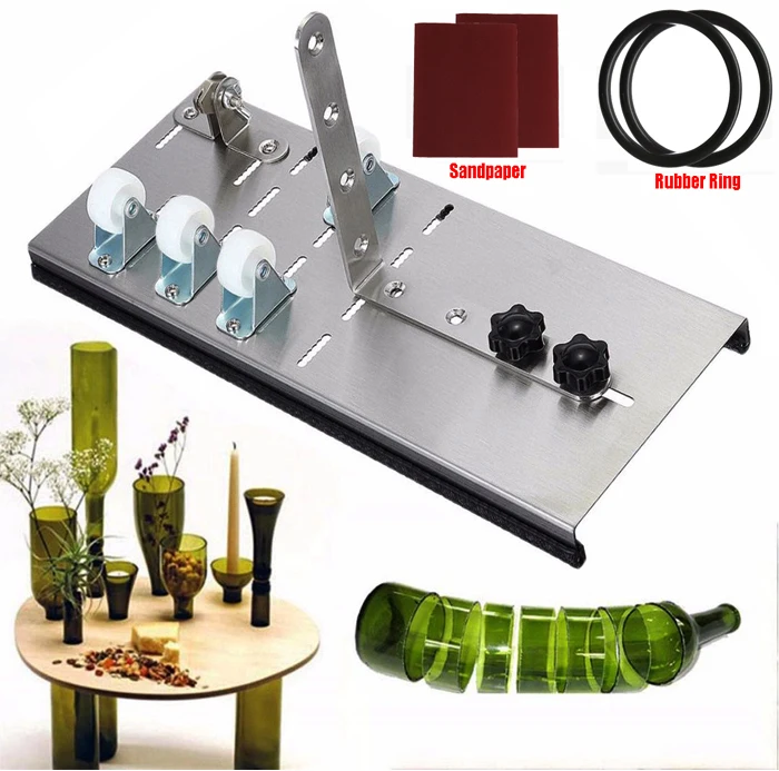 Stainless Steel Smoothly Cutting Glass Bottle Cutter 2-10mm Beer Wine Jar Accurate Cutting Machine DIY Recycle Cutting Tool Kit
Stainless Steel Smoothly Cutting Glass Bottle Cutter 2-10mm Beer Wine Jar Accurate Cutting Machine DIY Recycle Cutting Tool Kit