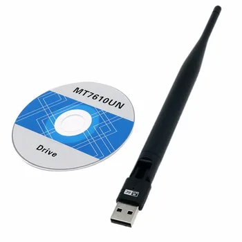 

11AC 600M Dual Band USB WiFi Adapter for Laptop and Desktop, 5GHz 433Mbps and 2.4GHz 150Mbps, with 5dBi External Antenna