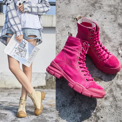 Martin boots pink thick bottom 2018 autumn winter new female boots Europe and America retro locomotive boots
Martin boots pink thick bottom 2018 autumn winter new female boots Europe and America retro locomotive boots