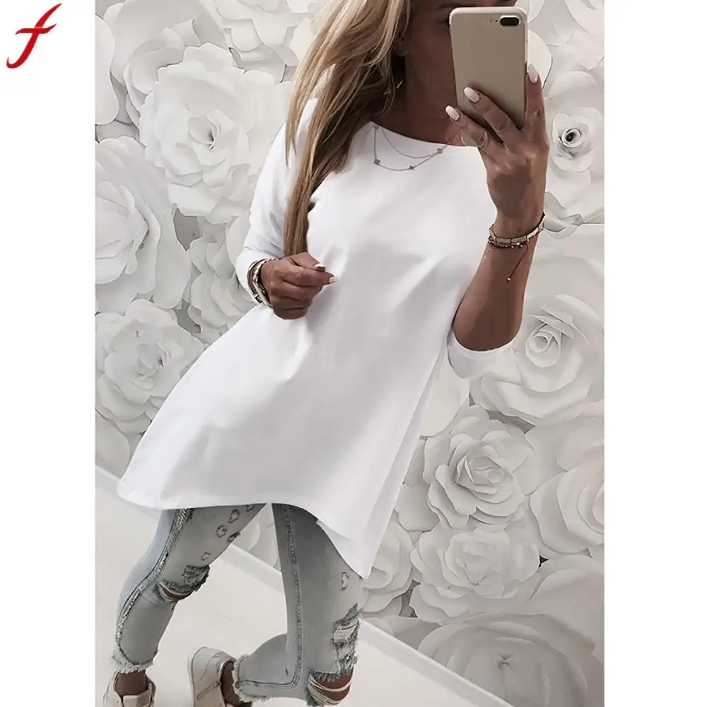 blusas mujer 2019 Autumn Womens 3/4 Sleeve Blouse Female Solid Color O Neck Tops And Tunic Shirt camisas hombre manga larga
blusas mujer 2019 Autumn Womens 3/4 Sleeve Blouse Female Solid Color O Neck Tops And Tunic Shirt camisas hombre manga larga