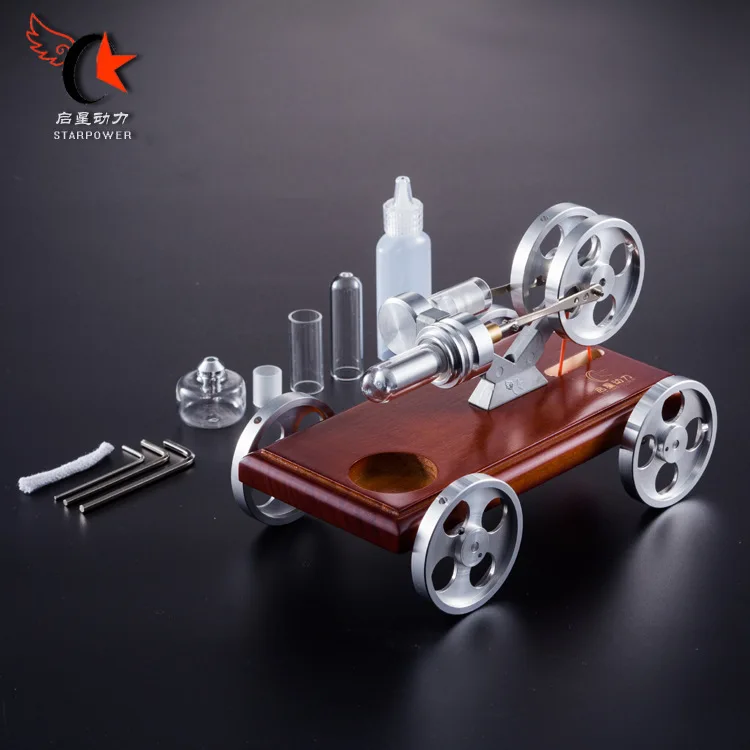 Stirling Principle Engine Model Toy Car Green Environment Protection Interesting Science
Stirling Principle Engine Model Toy Car Green Environment Protection Interesting Science