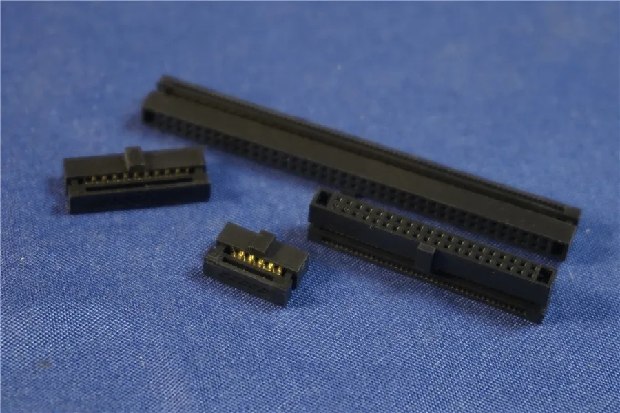 5 pcs IDC Receptacle 1.27 mm Pitch 6 8 10 12 14 16 20 24 26 30 34 40 44 50 60 68 80 Pin IDC Female Header Socket Cable Connector
5 pcs IDC Receptacle 1.27 mm Pitch 6 8 10 12 14 16 20 24 26 30 34 40 44 50 60 68 80 Pin IDC Female Header Socket Cable Connector
