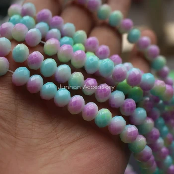 140pcs/lot 8mm*6mm Glass Beads Rondelle Mottled Colored Blue purple tone Color Fashion beads for jewelry making
140pcs/lot 8mm*6mm Glass Beads Rondelle Mottled Colored Blue purple tone Color Fashion beads for jewelry making