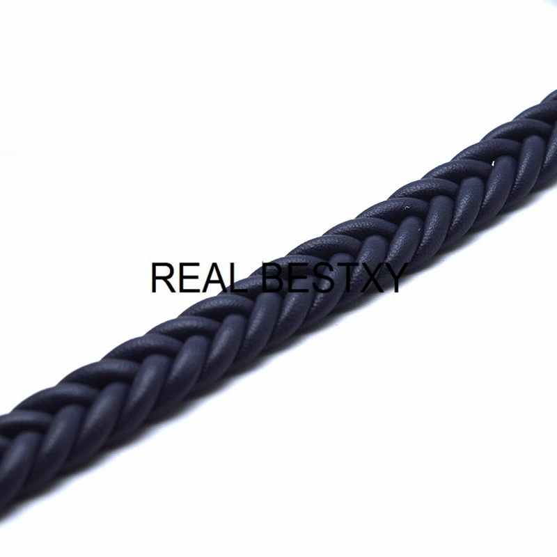 REAL BESTXY 1m/lot 12*6mm navy flat Leather Braided Cords for Jewelry Designers, Art and Crafts leather cords for bracelets diy
REAL BESTXY 1m/lot 12*6mm navy flat Leather Braided Cords for Jewelry Designers, Art and Crafts leather cords for bracelets diy