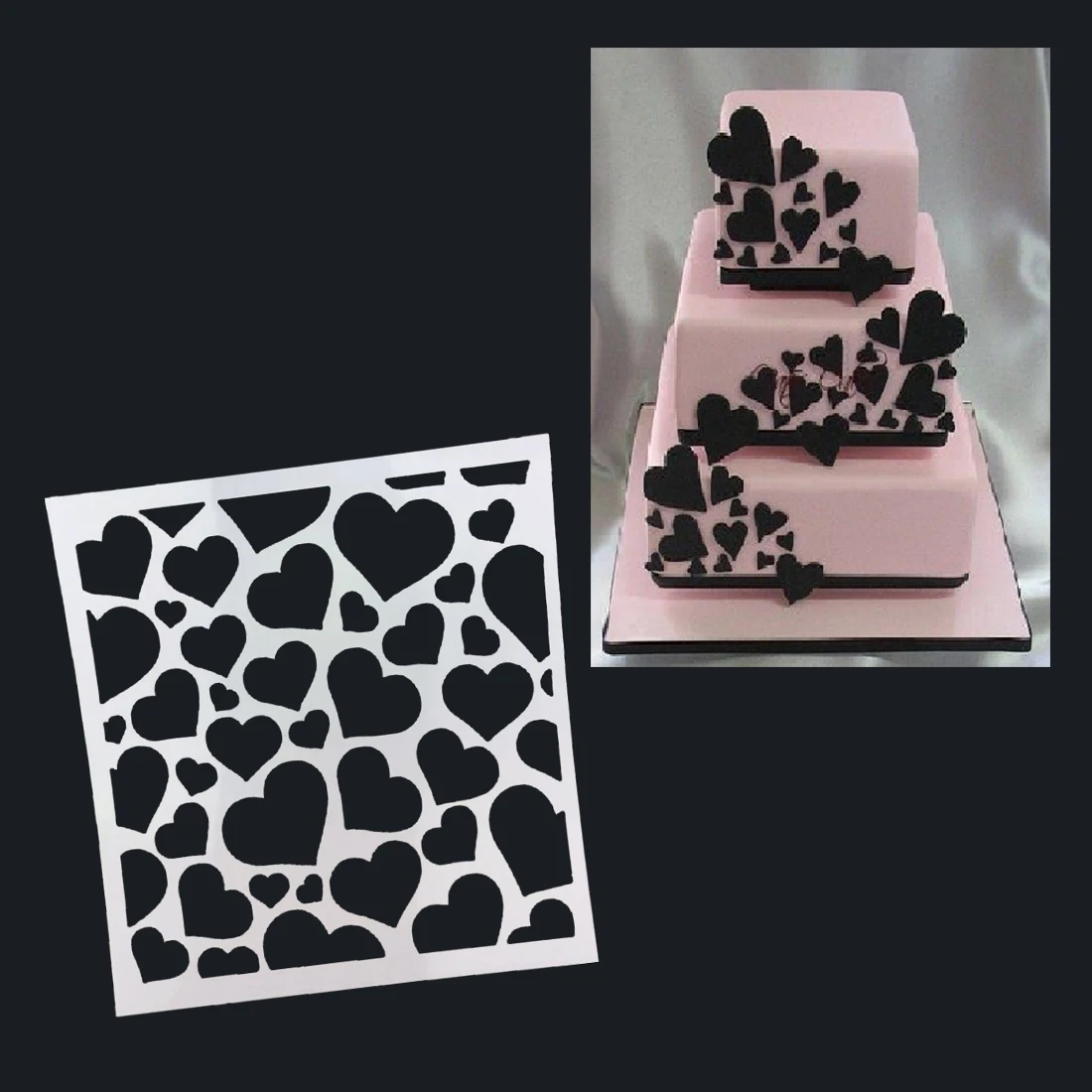 New!Plastic Cake Foam Spray Template Barista Stencils Decoration Tool Garland Mold Cake Printing Flower Model
New!Plastic Cake Foam Spray Template Barista Stencils Decoration Tool Garland Mold Cake Printing Flower Model