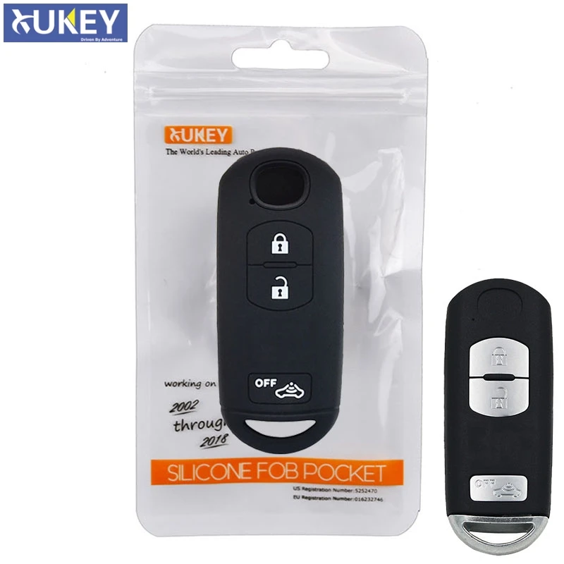 For Mazda 2 3 5 6 CX-3 CX5 CX-5 M2 M3 M5 M6 Silicone Remote Key Case Fob Shell Cover Skin Holder 3 Button
For Mazda 2 3 5 6 CX-3 CX5 CX-5 M2 M3 M5 M6 Silicone Remote Key Case Fob Shell Cover Skin Holder 3 Button