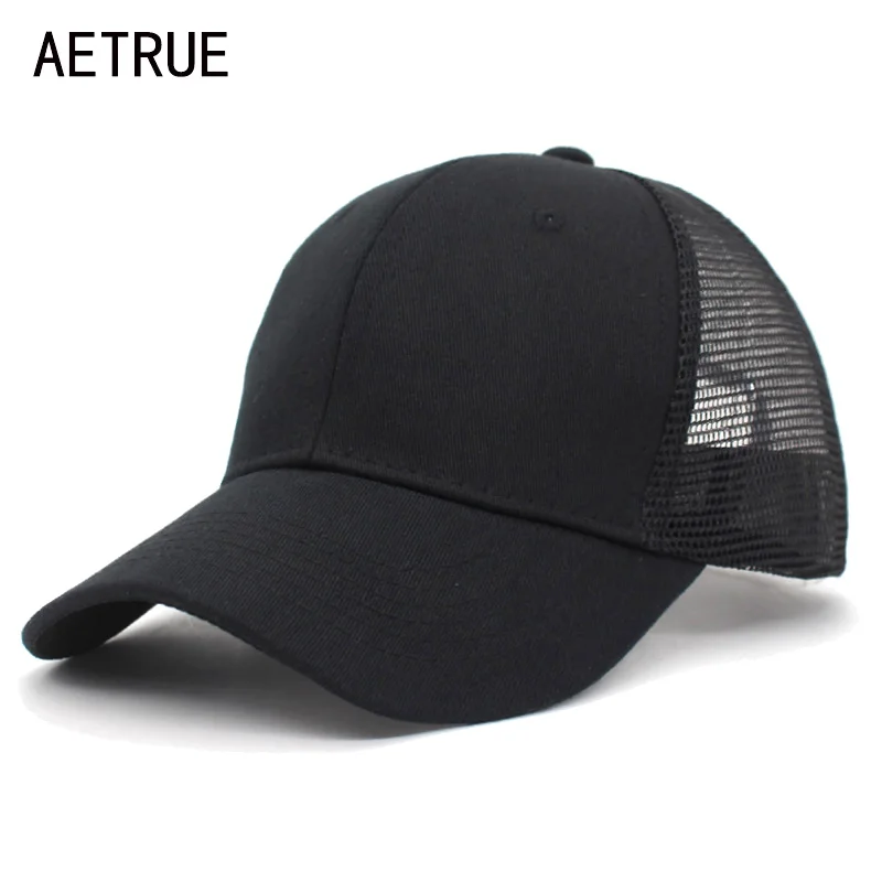 Бейсболка AETRUE для мужчин и женщин сетчатые кепки летние бейсболки в стиле хип-хоп