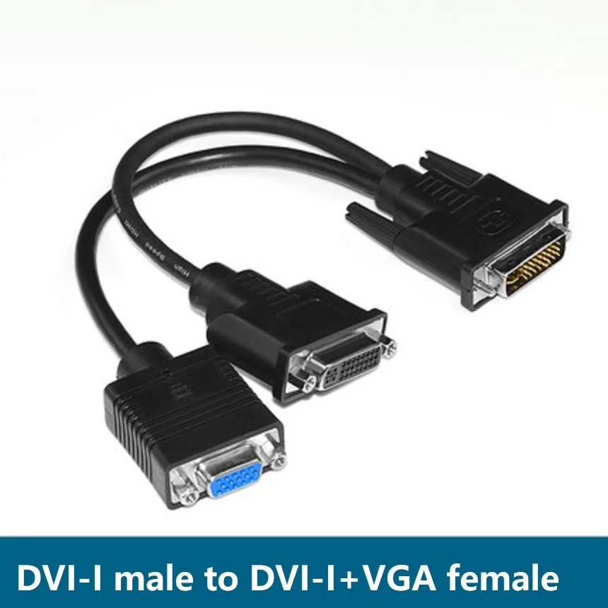 Кабель DVI от 1 до 2 Женский и женский разъем для компьютера | Компьютеры офис