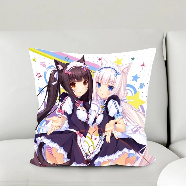 New Home Textile Nekopara Anime Chocolat Vanilla Maid Outfit Micro-suede Fabric One-sided Two-sided Square Pillow Case #40983A
New Home Textile Nekopara Anime Chocolat Vanilla Maid Outfit Micro-suede Fabric One-sided Two-sided Square Pillow Case #40983A