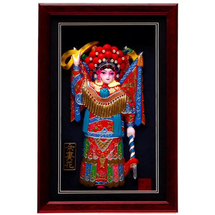 Decoration Arts crafts girl gifts get married The Peking Opera room hotel Chinese wind frame decoration background wall decorati
Decoration Arts crafts girl gifts get married The Peking Opera room hotel Chinese wind frame decoration background wall decorati