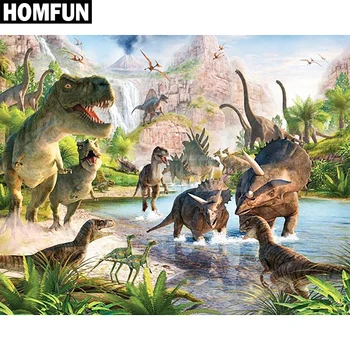 HOMFUN DIY Diamond Painting "dinosaur Dragon" Full Drill Square Round Diamond Embroidery 5D Cross Stitch Decoration Home A00484
HOMFUN DIY Diamond Painting "dinosaur Dragon" Full Drill Square Round Diamond Embroidery 5D Cross Stitch Decoration Home A00484