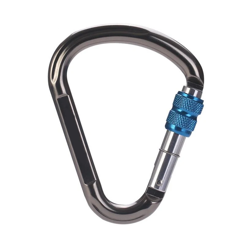 Outdoor climbing equipment Carabiner pear-type main lock security climbing rock climbing large opening
Outdoor climbing equipment Carabiner pear-type main lock security climbing rock climbing large opening