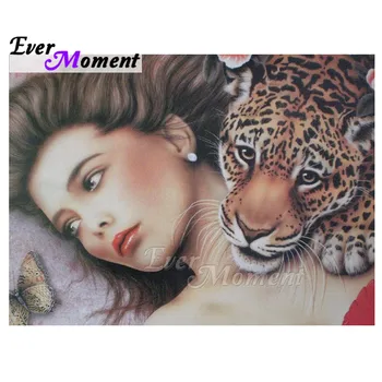 Ever Moment Diamond Painting Mosaic Woman Leopard Full Square Drill Cross Stitch Picture Rhinestone Diamond Embroidery S2F2094
Ever Moment Diamond Painting Mosaic Woman Leopard Full Square Drill Cross Stitch Picture Rhinestone Diamond Embroidery S2F2094