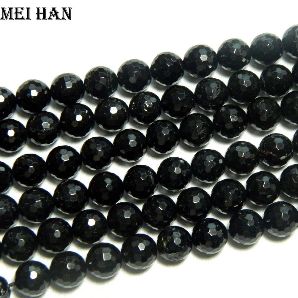 Meihan natural 7.5-8mm black tourmaline faceted round loose beads gem stone for jewelry diy making bracelet necklace
Meihan natural 7.5-8mm black tourmaline faceted round loose beads gem stone for jewelry diy making bracelet necklace