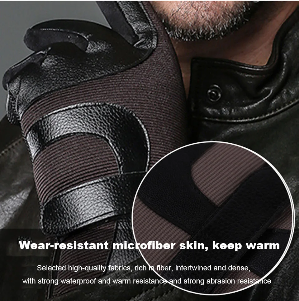 Winter Touch Screen Mens Sports Gloves Ski Snowboarding Thermal Waterproof Windproof Motorcycle (5)