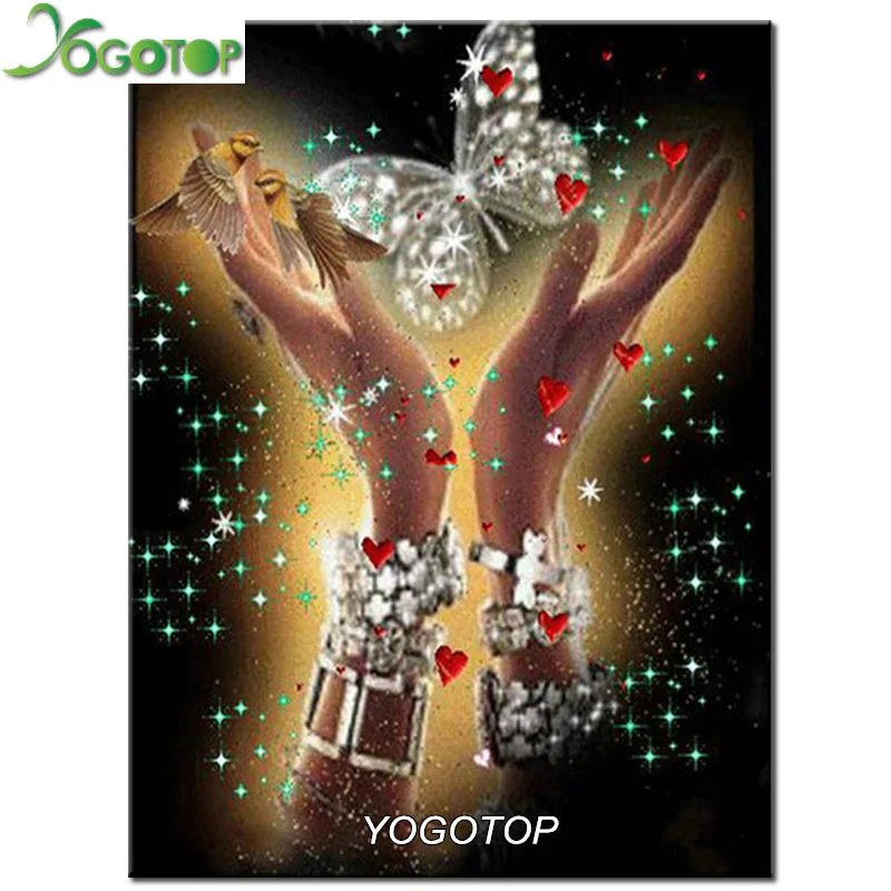 YOGOTOP DIY Diamond Painting Cross Stitch hand with butterfly Needlework 5D Diamond Mosaic Diamond Embroidery Rhinestones CV211
YOGOTOP DIY Diamond Painting Cross Stitch hand with butterfly Needlework 5D Diamond Mosaic Diamond Embroidery Rhinestones CV211