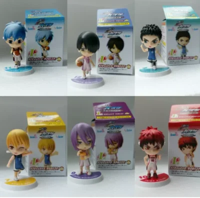 7cm 6pcs/set Q version Kuroko Tetsuya Kuroko no Basket Kise Ryota PVC Action Figure Japanese anime figure Model toys dolls
7cm 6pcs/set Q version Kuroko Tetsuya Kuroko no Basket Kise Ryota PVC Action Figure Japanese anime figure Model toys dolls