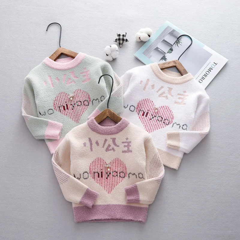 2019 Autumn Winter Girls Sweater Kids Baby Children O-neck Heart Pullover Long Sleeve Knitwear Knit Sweaters Outwear S9362
2019 Autumn Winter Girls Sweater Kids Baby Children O-neck Heart Pullover Long Sleeve Knitwear Knit Sweaters Outwear S9362